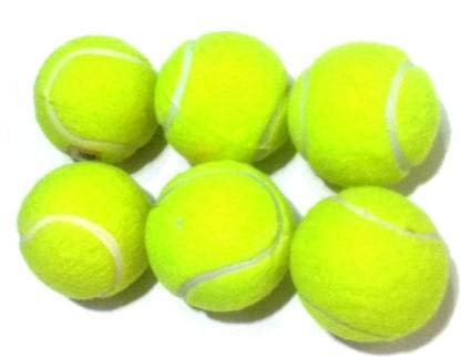 Rockjon- Light Weight Tennis Ball, Green Pack of 6