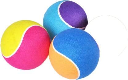 Rockjon- Light Weight Tennis Ball, Multicolor Pack of 3