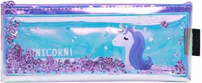 Premium Stylish Unicorn Pencil Pouch Large Capacity Hardtop Eva Pencil Case Organizer School Kids Girls Multipurpose Pack of- 1