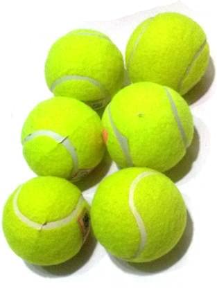 Rockjon- Light Weight Tennis Ball, Green Pack of 6