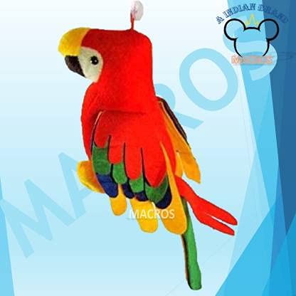 Rockjon- Cute Multicolor Parrot & Cute Unicorn Soft and Spongy Stuffed Toy Pack of- 2