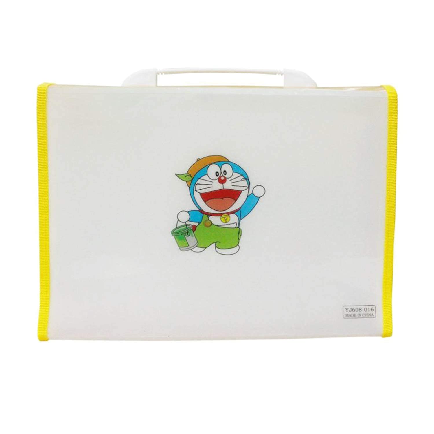 Rockjon Cartoon Design Briefcase style document Folder with 13 Inner Pockets for Kids- Multicolour