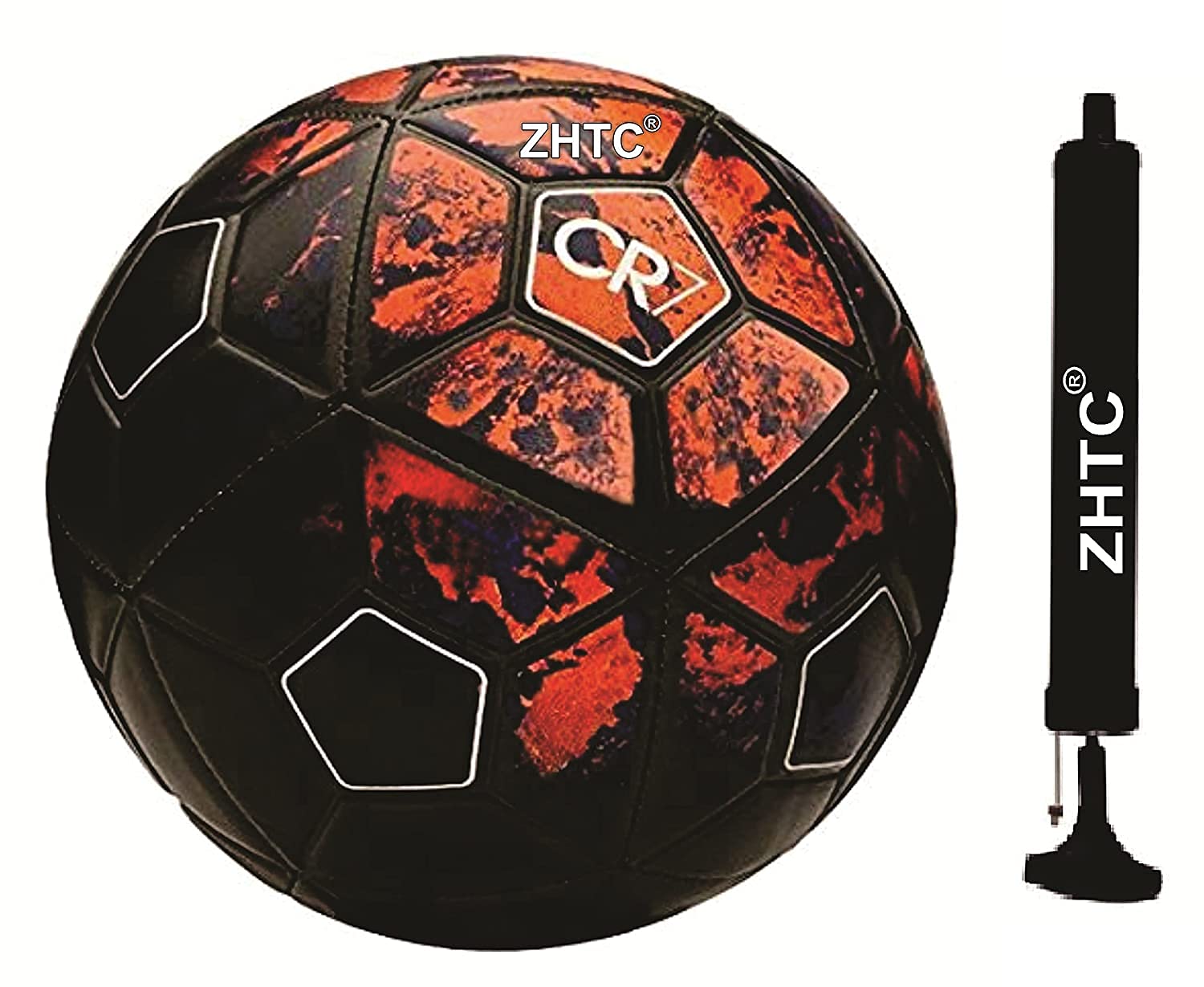 Rockjon Hand Stitch PVC Football with Pump & Blower Pin