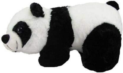 Rockjon Soft Stuffed/Spongy/Huggable Cute Panda Soft Toy for Kids (Black & White).