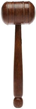 Krullers – Cricket Bat Wooden Mallet Hammer | Wooden Bat Mallet for Knocking to Improve Bat – | Wooden Knocking Hammer Mallet Double Sided Brown Color Pack of -1