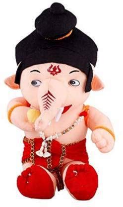 Rockjon Cute Stuffed Ganesh ji Soft Toy for Kids