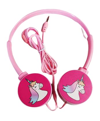 Rockjon- Unicorn Headphones for Kids Built Material for Kids| Amazing Sound Quality Pack of 1