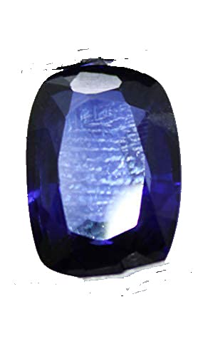 Azagems 22.50 Ratti (20.60 Carat) Blue Sapphire Stone (Nilam/Neelam) 100% Original Natural AAA Quality Loose Gemstone