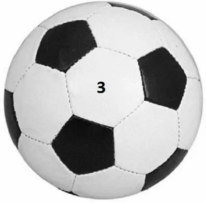 Kiraro Best Quality Black & White Football Football – Size: 3 (Pack of 1)