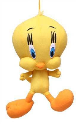 Rockjon- Cute MulticolorTweety Soft and Spongy Stuffed Toy Pack of- 2