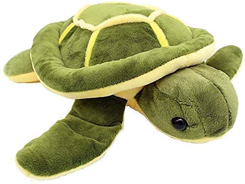 Rockjon Cute Stuffed Green Turtle Soft Toy for Kids