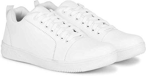 Rockjon Casuals Canvas White Sneakers for Men