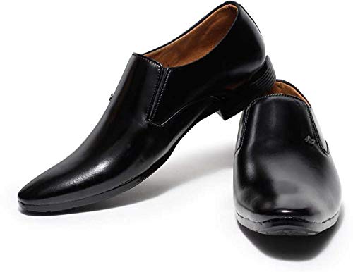 ROCKJON Men’s Formal Shoes Black