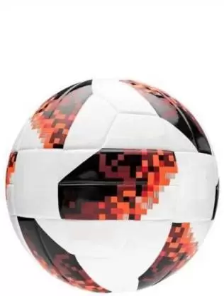 Kiraro Set of Telestar Red Football With Air Pump Football – Size: 5 (Pack of 2)