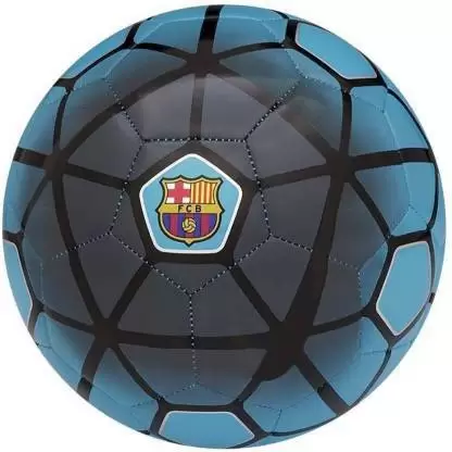 Kiraro Set of FC Barcelona Football With Air Pump Football – Size: 5 (Pack of 2)