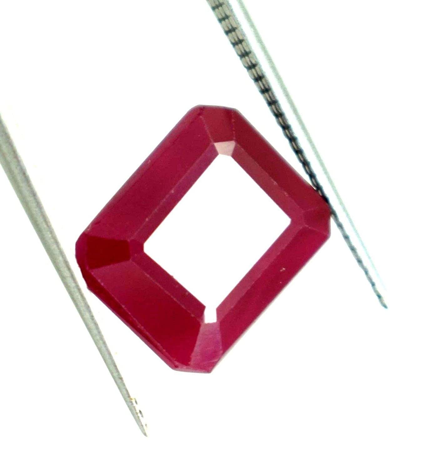 Azagems 8.25 Ratti (7.60 Carat) Ruby (Manikya/Manik/Maanik Stone) 100% Original Certified Natural Gemstone AAA Quality