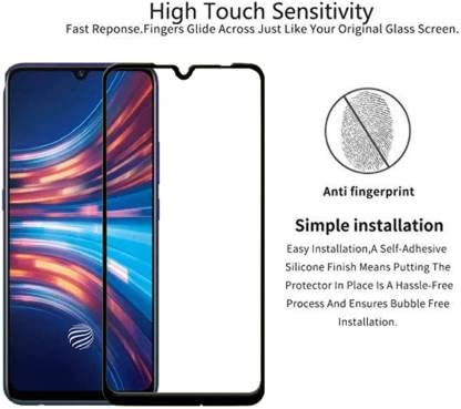 Rockjon Edge To Edge Tempered Glass for VIVO S1 (11D)