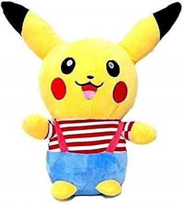 Rockjon- Cute Multicolor Pickachu Soft and Spongy Stuffed Toy Pack of- 2