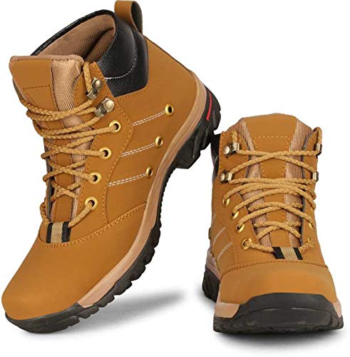 ROCKJON Outdoors, Casuals, High Tops Boots For Men (Beige)