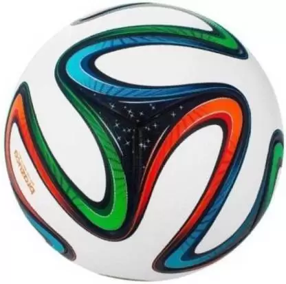 Kiraro Set of FCB & Brazuca Football With Air Pump Football – Size: 5 (Pack of 3)