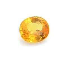 Azagems 11.92 Ratti (10.85 Carat) Yellow Sapphire Stone (Pukhraj) 100% Original Natural AAA Quality Loose Gemstone