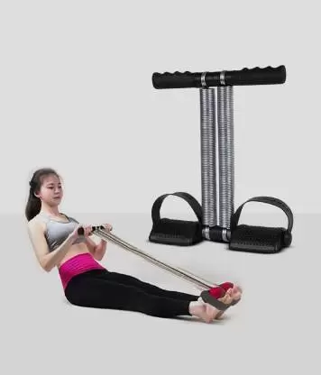 Kiraro Tummy Trimmer Double Spring Ab Exerciser For Men and Women Ab Exerciser (Black)