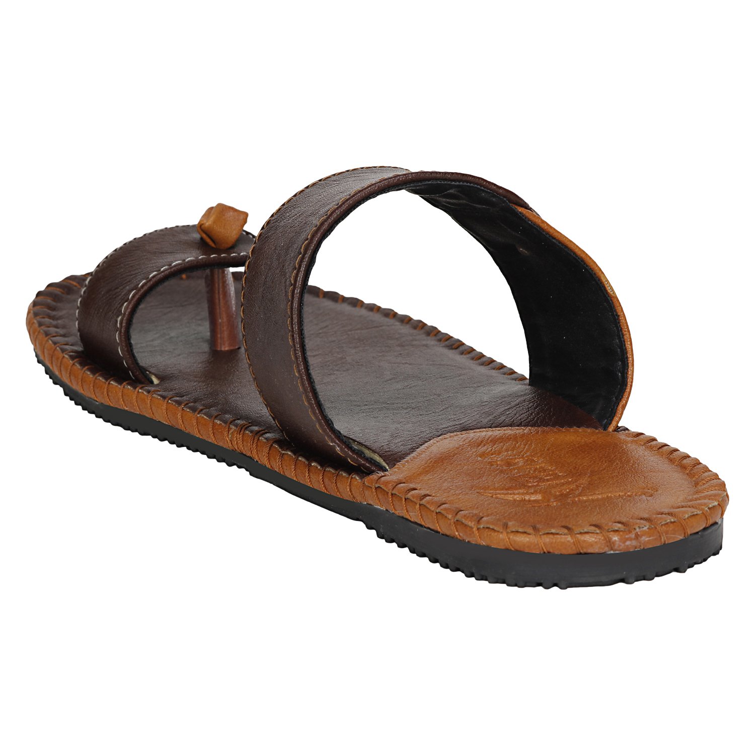 Kraasa Slide SL5147 Slippers BrownTan UK 6