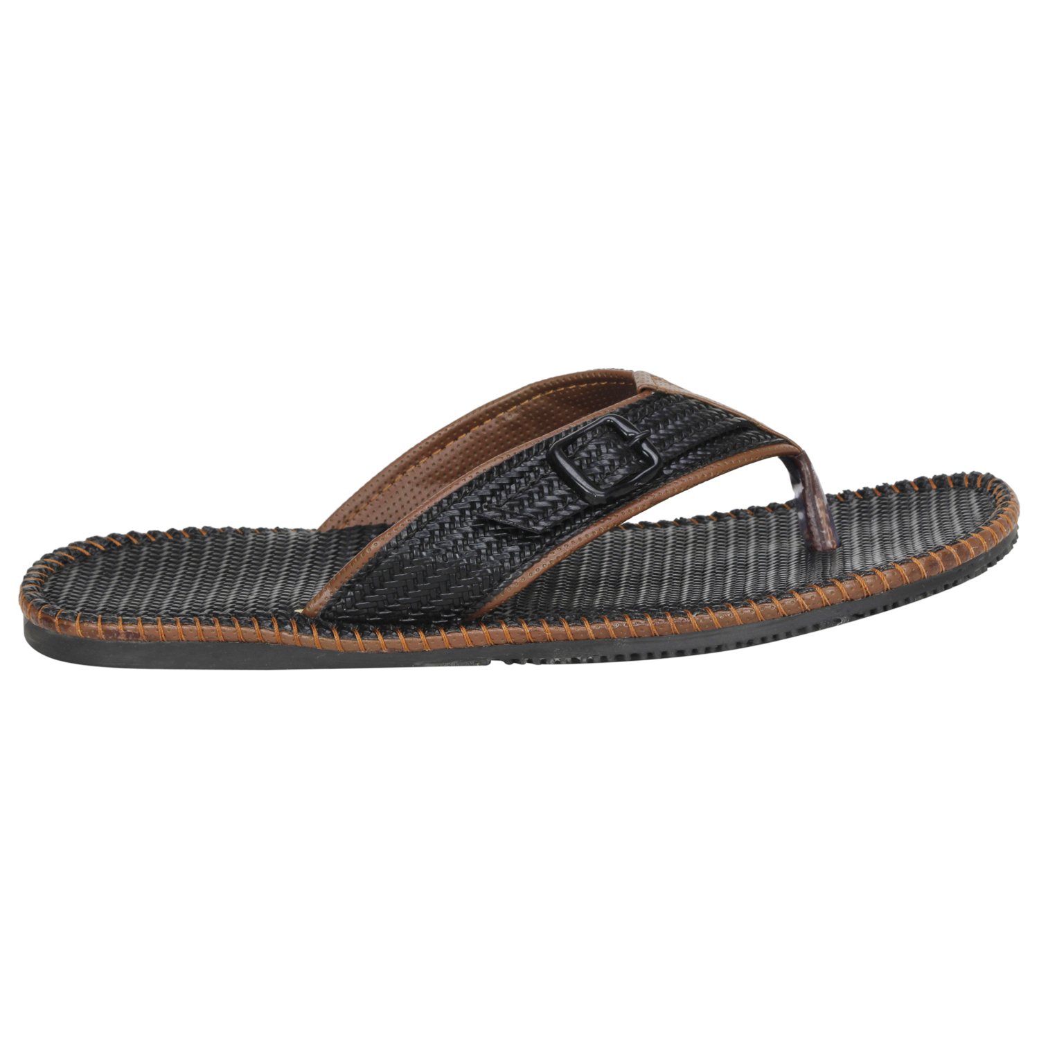 Kraasa Slide SL5144 Slippers BlackBrown UK 6