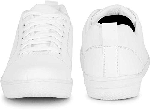 Rockjon Casuals Canvas White Sneakers for Men
