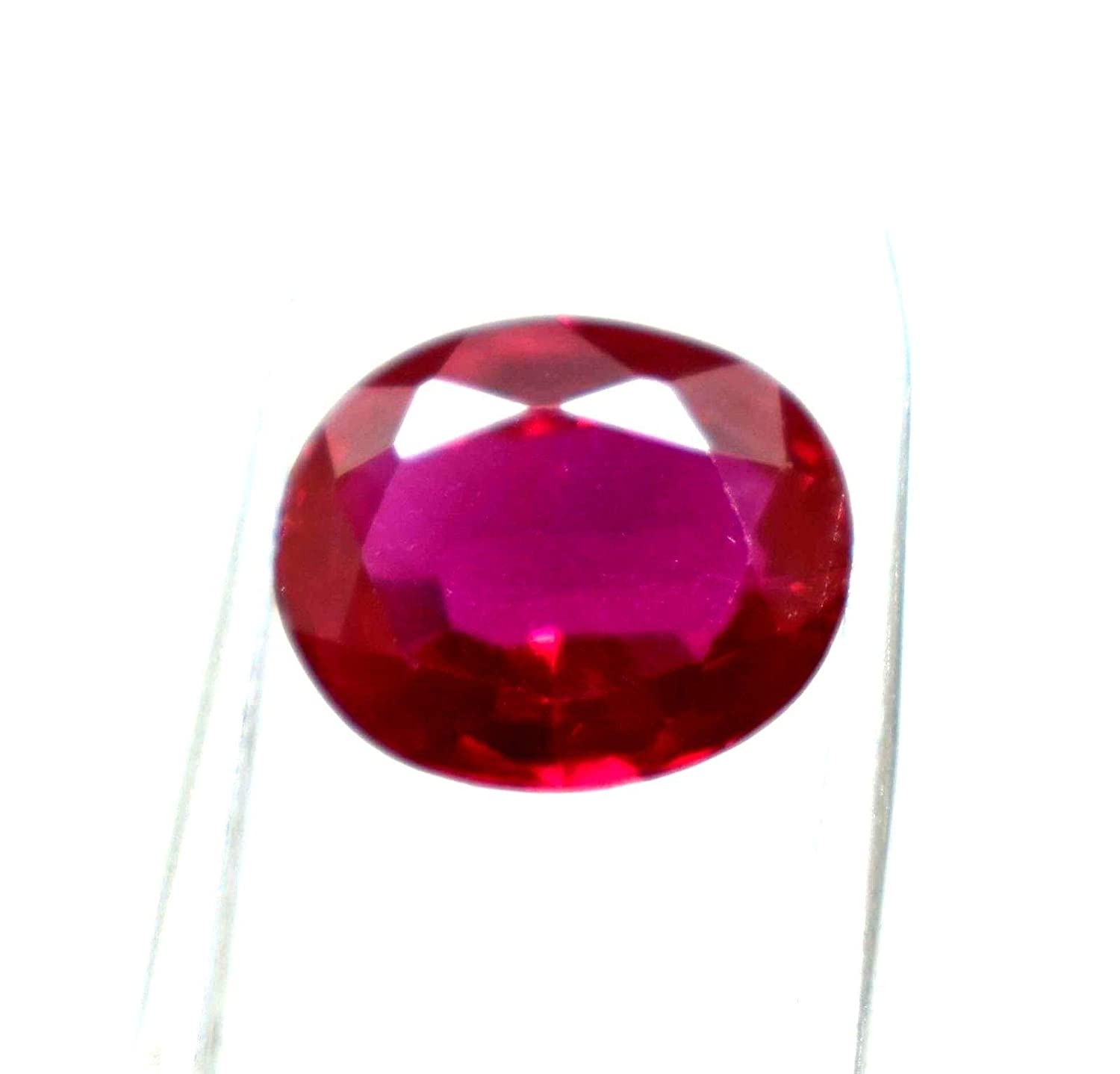 Azagems 5.25 Ratti (4.95 Carat) Ruby (Manikya/Manik/Maanik Stone) 100% Original Certified Natural Gemstone AAA Quality