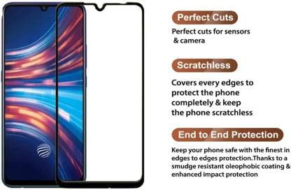 Rockjon Edge To Edge Tempered Glass for VIVO S1 (11D)