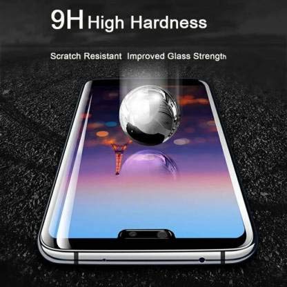 Rockjon Tempered Glass Guard for Samsung Galaxy M20, Samsung M10 11d Glass