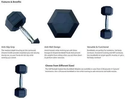 Kiraro Set Dumbbell (15 kg)