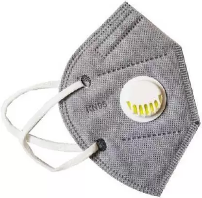 Kiraro KN95 Pollution Respirator Face Mask washable and reusable for Men Women Kids 5 Layers Protection With Melt Blown Fabric Layer Anti-dust, Anti-Pollution Flu Mask for Virus Protection (Pack of 1) KIRKN95-Grey-P1 Reusable, Washable (Grey, Free Size, Pack of 1) Washable (Grey, Free Size, Pack of 1)