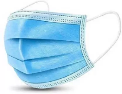 Kiraro Surgical Nose Pin Anti Pollution Mask with 4 Layer Protection Blue pack of 55 Surgical Mask With Melt Blown Fabric Layer (Free Size, Pack of 55) Surgical Mask With Melt Blown Fabric Layer (Blue, Free Size, Pack of 55, 3 Ply)