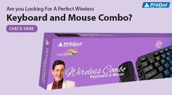 WIRELESS KEYBOARD AND MOUSE { COMBO PACK }