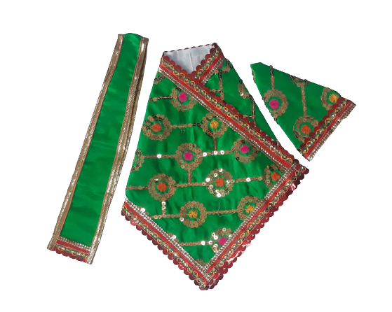 Sai Baba Dresses | Designer Dresses | Chola With Safi And Patka | Pack of 6 | Size- 5 No.